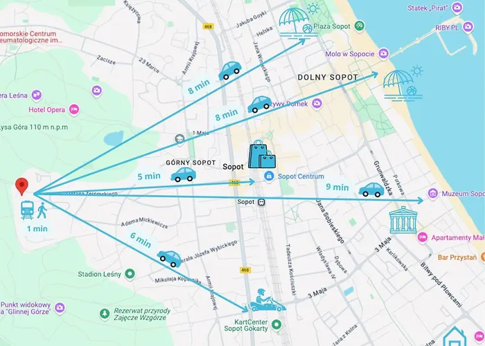 Surf - 5 Minutes To Molo & Seaside * Sopot